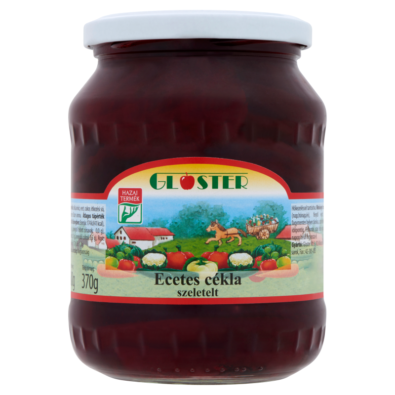 Gloster Ecetes cékla szeletelt 370g 720 ml